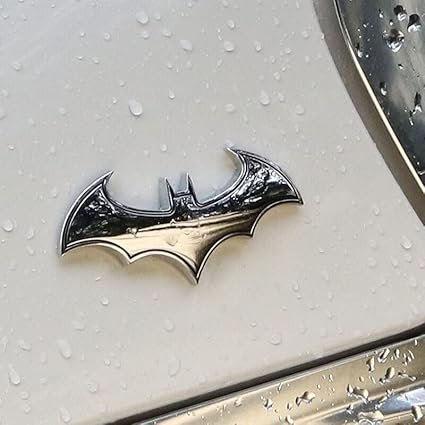 batman 3d logo metal sticker prism guard fiexes to car,motorcycle,laptop any smooth surface (10.5x 4cm) silver batman 3d logo metal sticker prism guard fiexes to car,motorcycle,laptop any smooth surface (10.5x 4cm) silver