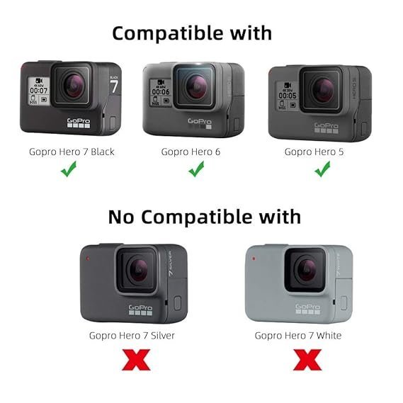 go pro hero 7 (black) / hero 5/ hero 6/hero 7/hero 8 screen protector prism guard go pro hero 7 (black) / hero 5/ hero 6/hero 7/hero 8 screen protector prism guard