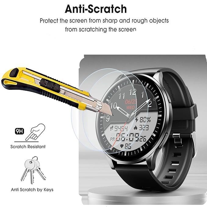 fire boltt invincible plus(1.43 inch) watch screen protector prism guard(pack of 2) fire boltt invincible plus(1.43 inch) watch screen protector prism guard(pack of 2)
