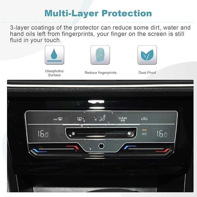 volkswagen t roc tiguan 2 polo aw arteon facelift screen protector prism guard(2021 2024) volkswagen t roc tiguan 2 polo aw arteon facelift screen protector prism guard(2021 2024)