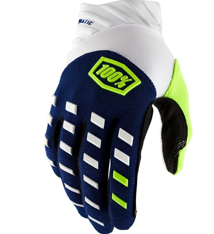 100% airmatic glove prism guard(navy /white) 100% airmatic glove prism guard(navy /white)