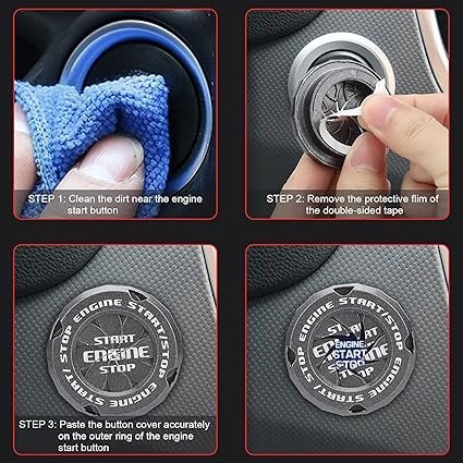 bkn premium car push to start stop button prism guard bkn premium car push to start stop button prism guard