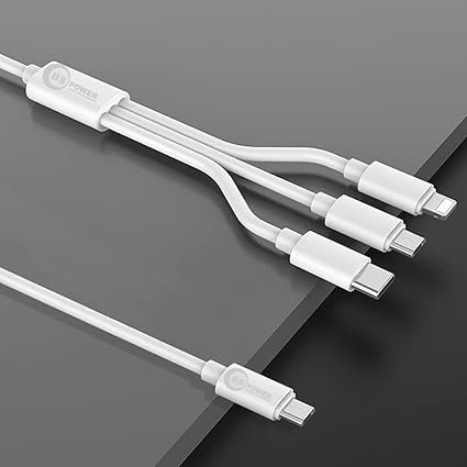 multi charging cable universal 3 in 1 multiple prism guard (white) multi charging cable universal 3 in 1 multiple prism guard (white)