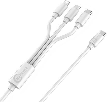 multi charging cable universal 3 in 1 multiple prism guard (white) multi charging cable universal 3 in 1 multiple prism guard (white)
