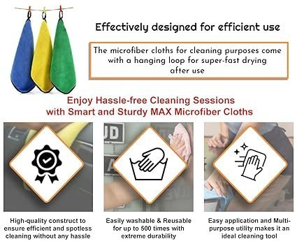 microfiber cloth for car cleaning (15x15)prism guard (500 gsm) (pack of 3) microfiber cloth for car cleaning (15x15)prism guard (500 gsm) (pack of 3)