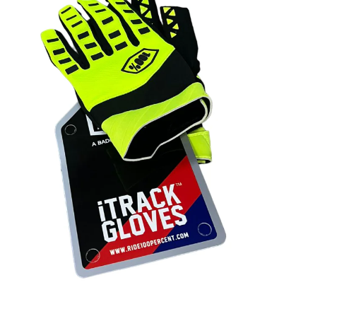 100% itrack motocross riding gloves prism guard (l,xl) 100% itrack motocross riding gloves prism guard (l,xl)