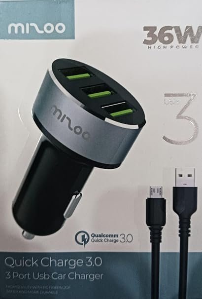 misoo 3 port fast charger with 3 pin long charging cable prism guard misoo 3 port fast charger with 3 pin long charging cable prism guard