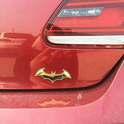 batman 3d logo metal sticker prism guard fiexes to car,motorcycle,laptop any smooth surface (10.5x 4cm) golden batman 3d logo metal sticker prism guard fiexes to car,motorcycle,laptop any smooth surface (10.5x 4cm) golden