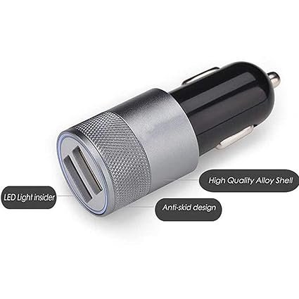 fast car charger for all car , adapter socket dual usb port kit | rapid quick metal mobile car charger with micro usb fast charging cable (3.1 amp, dc4, multi) fast car charger for all car , adapter socket dual usb port kit | rapid quick metal mobile car charger with micro usb fast charging cable (3.1 amp, dc4, multi)