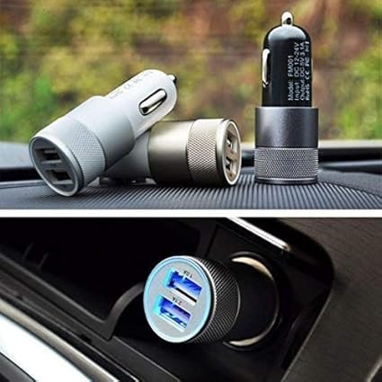 fast car charger for all car , adapter socket dual usb port kit | rapid quick metal mobile car charger with micro usb fast charging cable (3.1 amp, dc4, multi) fast car charger for all car , adapter socket dual usb port kit | rapid quick metal mobile car charger with micro usb fast charging cable (3.1 amp, dc4, multi)