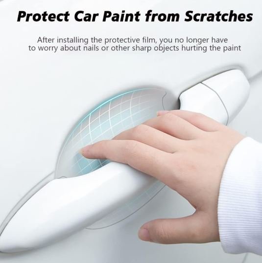 car door handle protector transparent sticker prism guard (4 pcs) car door handle protector transparent sticker prism guard (4 pcs)