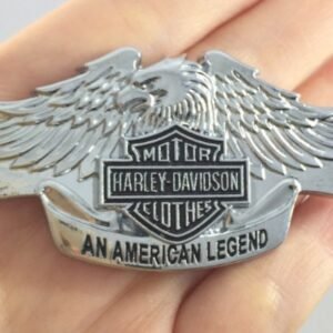 New Arrivals harley davidson eagle metal sctiker (golden &black) prism guard (6.5x 3.5 )