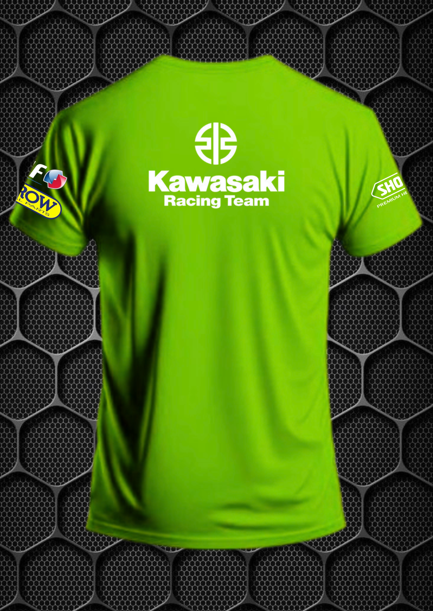 kawasaki ninja with monster energy logo riding men’s short sleeve green t shirt prism guard(l,xl) kawasaki ninja with monster energy logo riding men’s short sleeve green t shirt prism guard(l,xl)